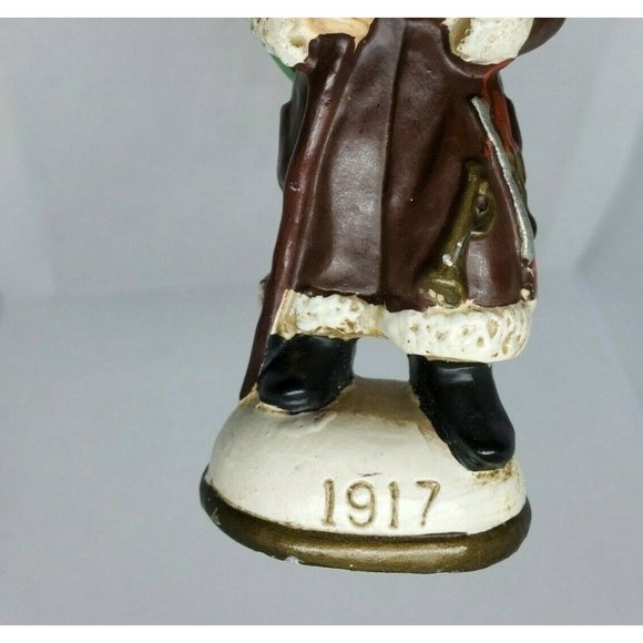 Vintage 1986 Christmas Reproduction Inc 1917 Santa Clause Ornament Made In Korea - Picture 8 of 12